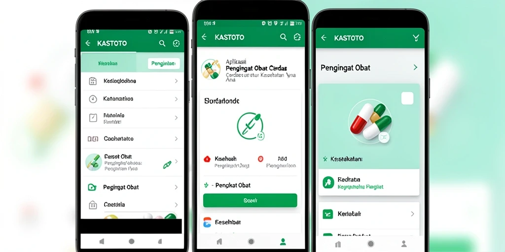 Tampilan antarmuka KASTOTO yang user-friendly dan informatif.