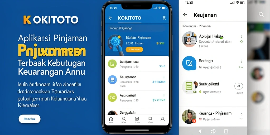 Tampilan antarmuka KOKITOTO yang sederhana dan mudah digunakan.