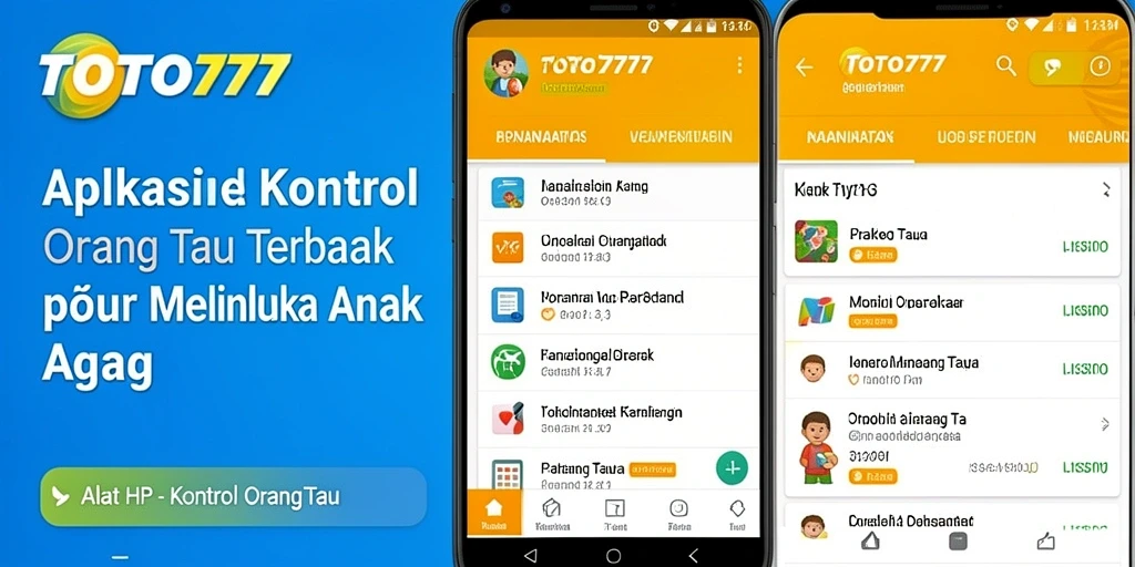 Tampilan antarmuka TOTO777 yang sederhana dan intuitif untuk kontrol orang tua.