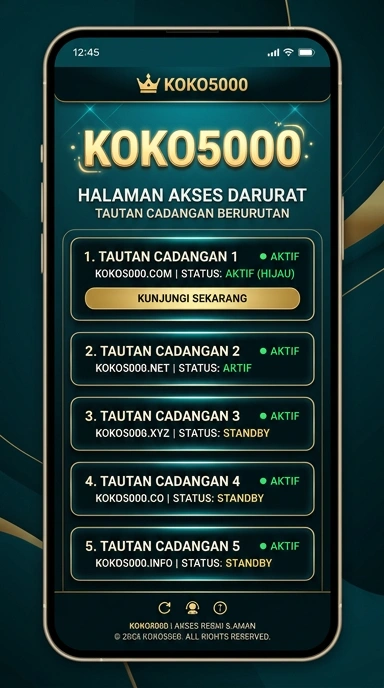 Tampilan link alternatif koko5000